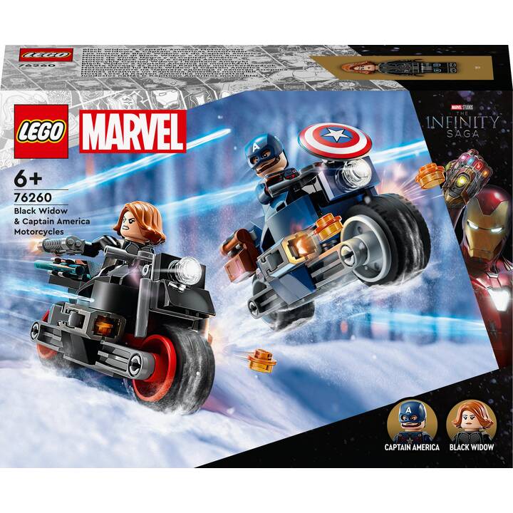 LEGO Marvel Super Heroes Black Widows & Captain Americas Motorräder (76260)