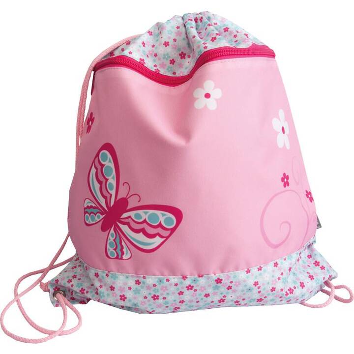 FUNKI Turnsack Butterfly (Pink, Rosa, Weiss)