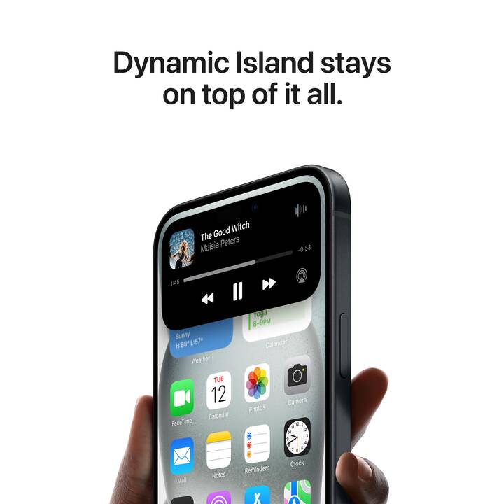 APPLE iPhone 15 (256 GB, Bleu, 6.1", 48 MP, 5G)