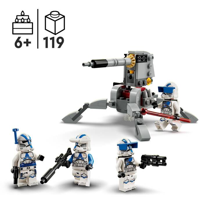 LEGO Star Wars Pack de Combat des Clone Troopers de la 501ème Légion (75345)