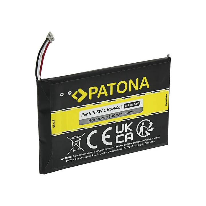 PATONA HDH-003 Accumulatore (Nintendo Switch Lite, Nero)