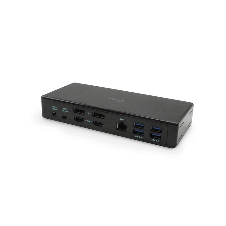 I-TEC Stations d'accueil Quattro (2 x HDMI, 2 x Port écran, 5 x USB 3.0 de type A, RJ-45 (LAN))