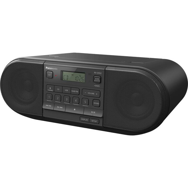 PANASONIC RX-D552E-K Boombox (Nero)