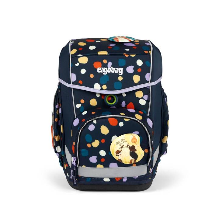 ERGOBAG Set di borse Cubo Mosaic Stone Bear (19 l, Blu)