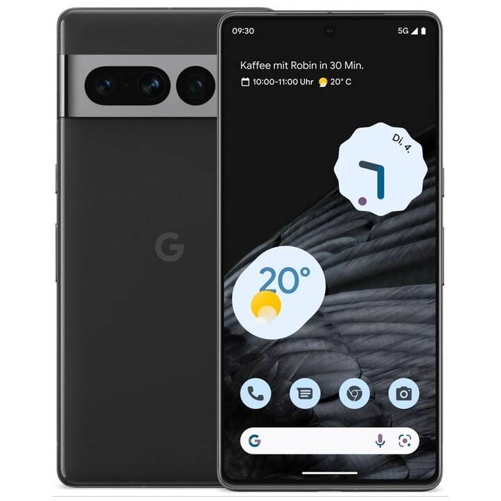 GOOGLE Pixel 7 Pro (128 GB, Obsidienne, 6.7", 50 MP, 5G)