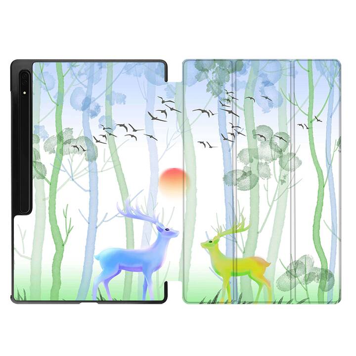 EG cover per Samsung Galaxy Tab S8 Ultra 14.6" (2022) - Multicolore - Cervo