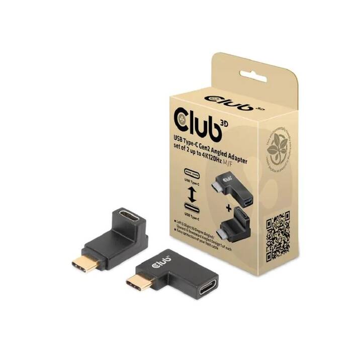 CLUB 3D Adattatore (Spina USB-C, Presa USB-C)