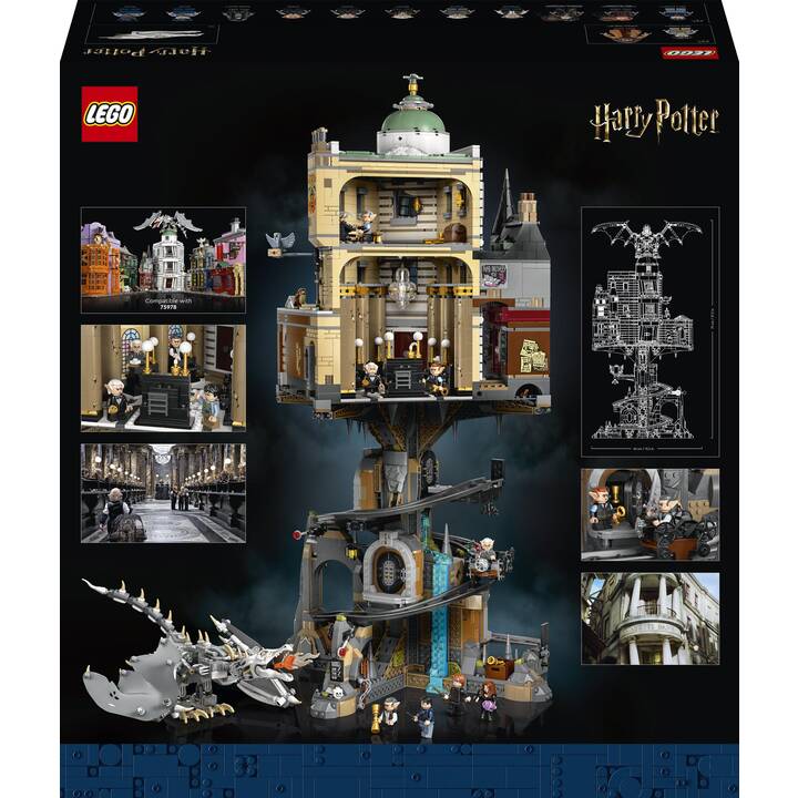 LEGO Harry Potter La banque des sorciers Gringotts – Édition Collector (76417, Difficile à trouver)