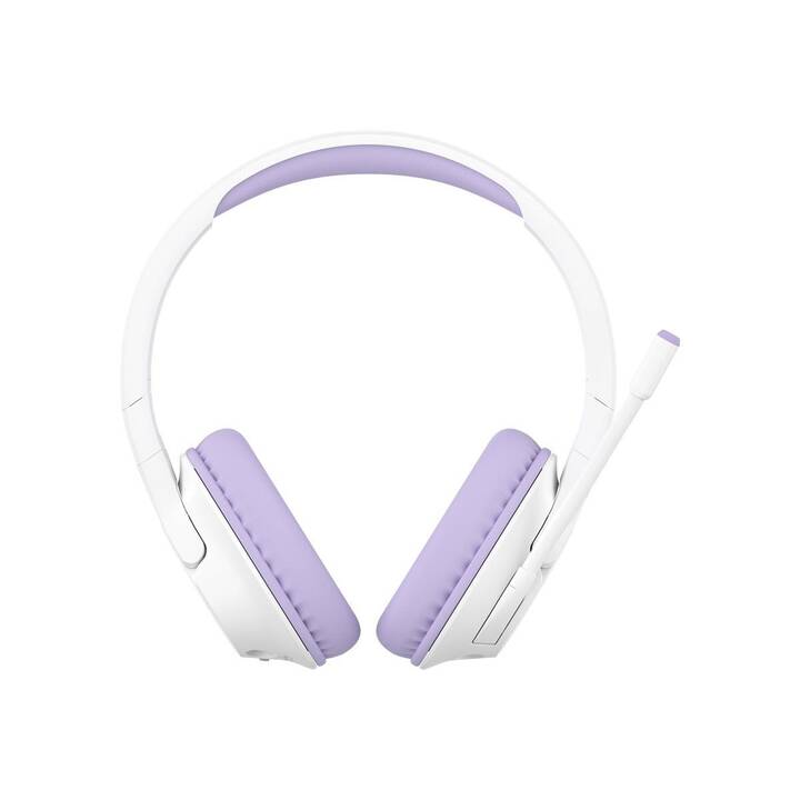 BELKIN Over-Ear Casque d'écoute pour enfants (Bluetooth 5.2, Lavande, Blanc)