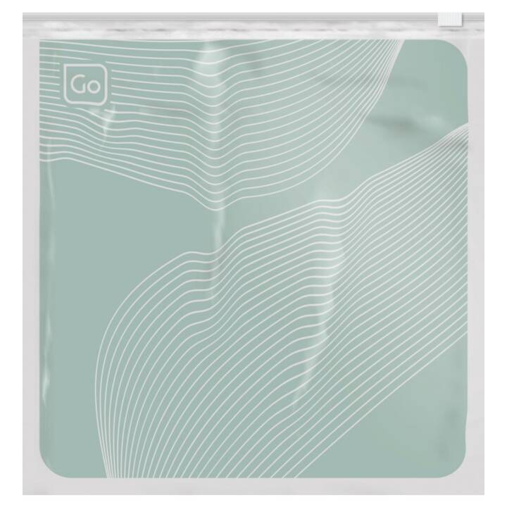 GO TRAVEL Pochette de carte d'identité Zip It 5x (Vert, Pink)