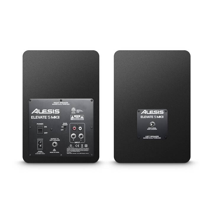 ALESIS Elevate 5 MK2 (40 W, Altoparlanti monitor, Nero)