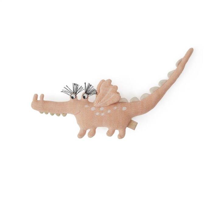 OYOY Baby Yoshi Crocodile (17 cm, Corail)