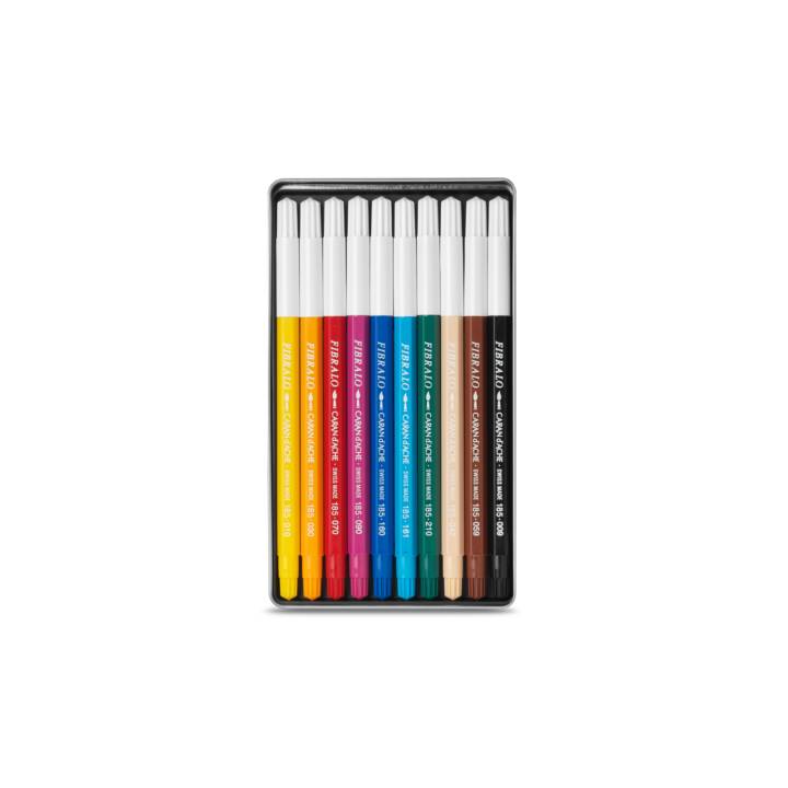 CARAN D'ACHE Fibralo Filzstift (Mehrfarbig, 10 Stück)