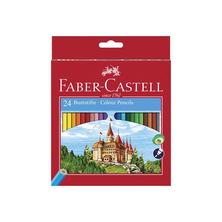 FABER-CASTELL Crayons de couleur (24 pièce)