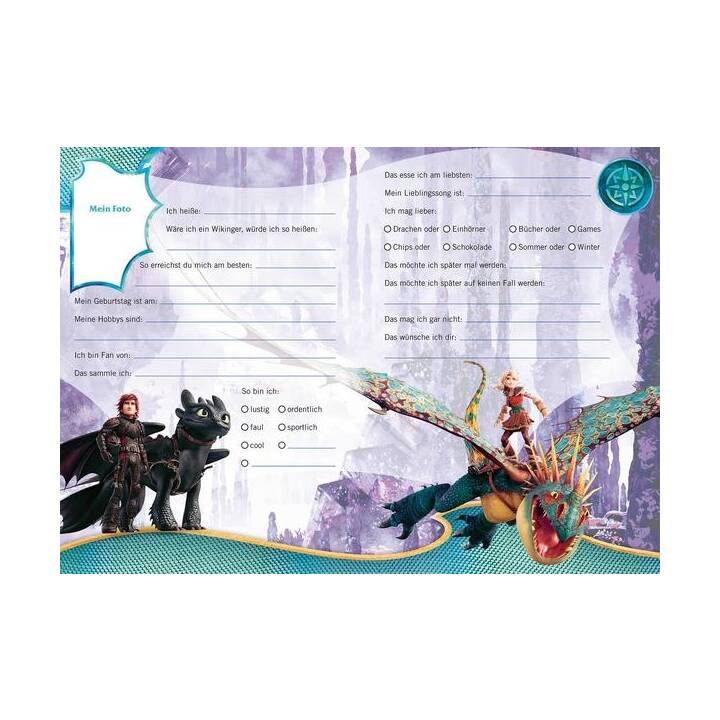 PANINI Livres d'aimis Drachenzähmen leicht gemacht 3: Die geheime Welt (Multicolore)