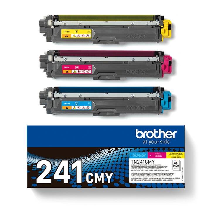 BROTHER TN-241CMY (Multipack, Giallo, Magenta, Cyan)