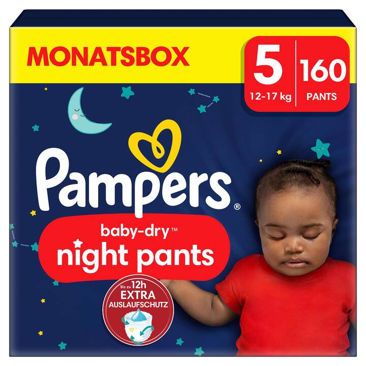 PAMPERS Baby-Dry Night Pants 5 (160 pièce)