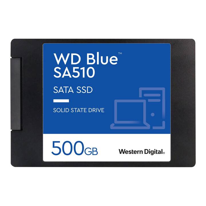 WESTERN DIGITAL WD Blue (SATA-III, 500 GB, Schwarz) - Interdiscount