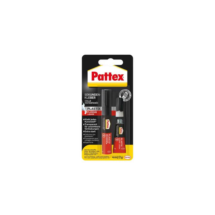 PATTEX Colle instantanée (4 ml, 2 pièce)