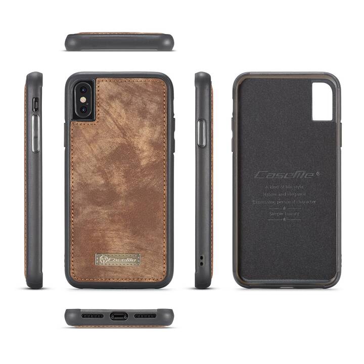 EG Flipcover (iPhone XS Max, Braun)