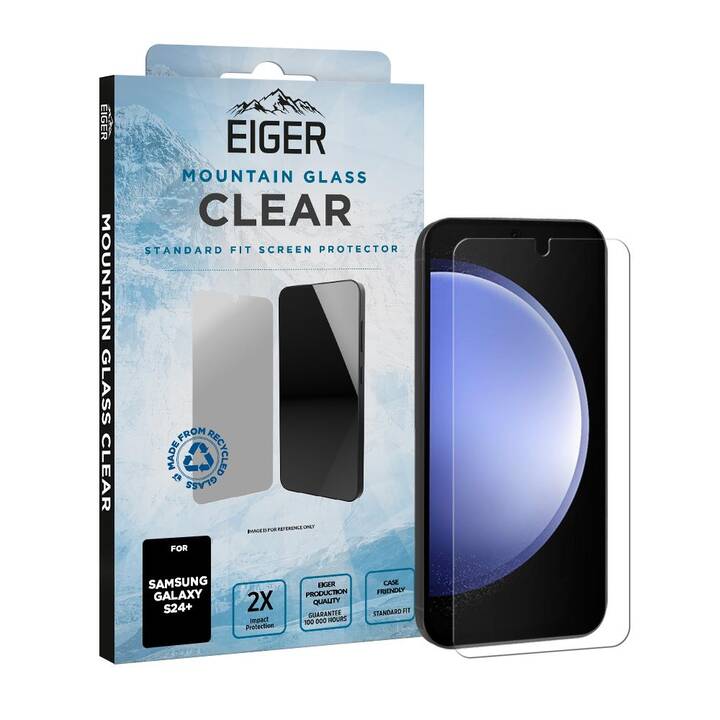 EIGER Verre de protection d'écran Clear (Galaxy S24+)