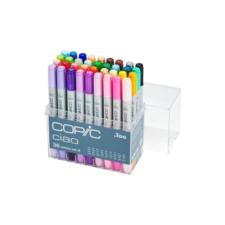 COPIC Marcatori di grafico (Multicolore, 36 pezzo)