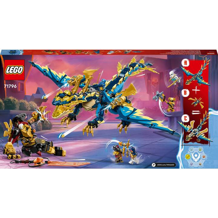LEGO Ninjago Dragone elementare vs. Mech dell’Imperatrice (71796)