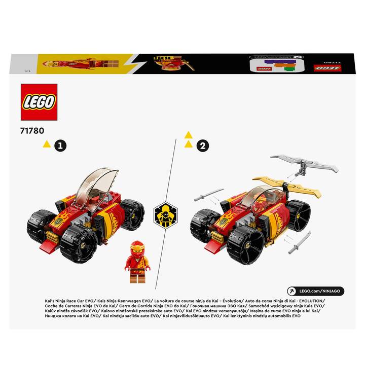 LEGO Ninjago La Voiture de Course Ninja de Kai – Évolution (71780)