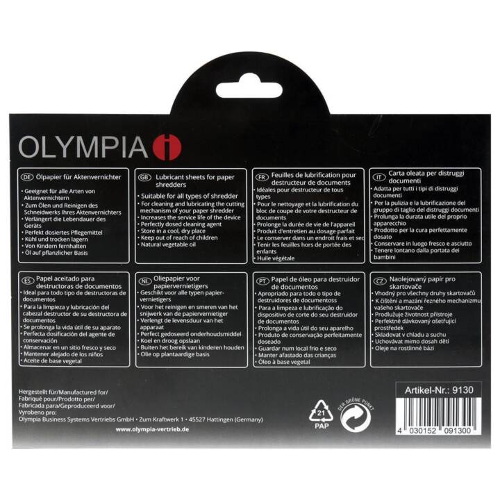 OLYMPIA Lubrificateur (163 mm)