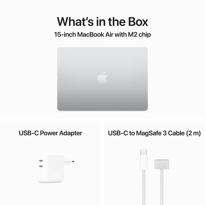 APPLE MacBook Air 2023 (15.3", Chip Apple M2, 8 GB RAM, 256 GB SSD)
