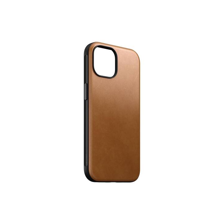 NOMAD GOODS Backcover Modern (iPhone 15, Rouille brun)