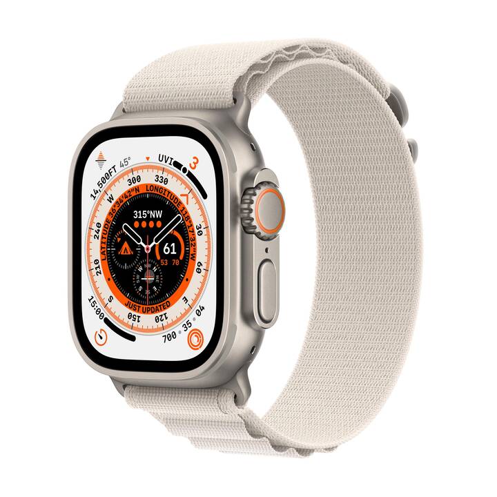 APPLE Watch Ultra GPS + Cellular (49 mm, Titan, GPS, 4G)