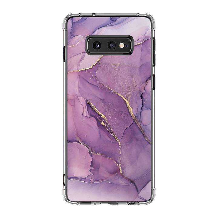 EG coque pour Samsung Galaxy S10 5G 6.7" (2019) - violet - marbre