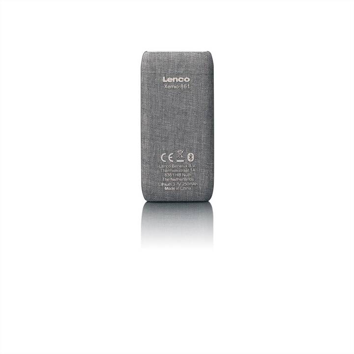 LENCO Lettori MP3 Xemio 861 (8 GB, Grigio, Bluetooth 4.2)