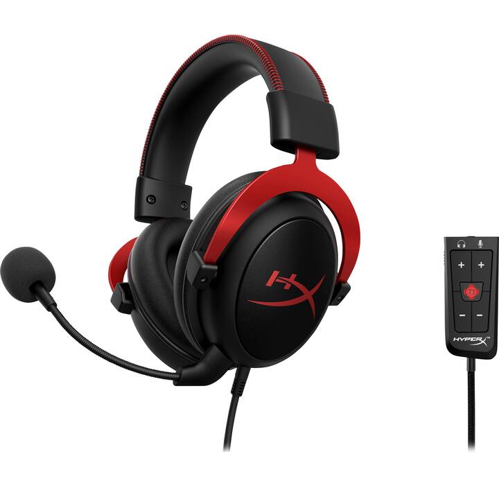 HYPERX Cloud II (Over-Ear, Rouge, Noir)