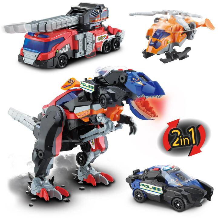 VTECH Switch&Go Dinos 3-1 T-Rex Spielfahrzeug Set