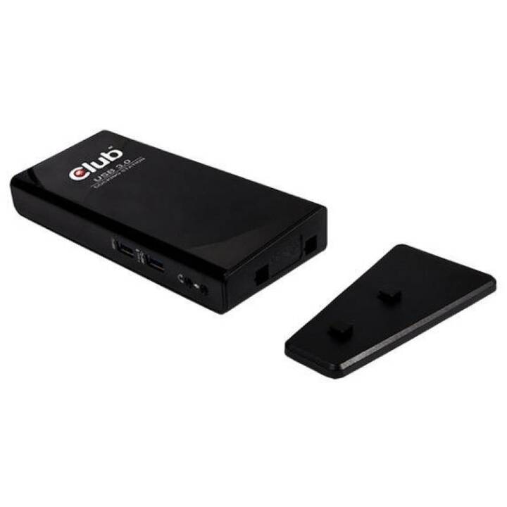 CLUB 3D Stazione d'aggancio (HDMI, DVI, 2 x USB 3.0, USB 3.0 di tipo B, 4 x USB 2.0, RJ-45 (LAN))