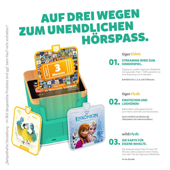 TIGERMEDIA Lecteur audio pour enfants Tigerbox Touch Swiss Edition inkl. Swiss-Card (DE, Suisse allemand)