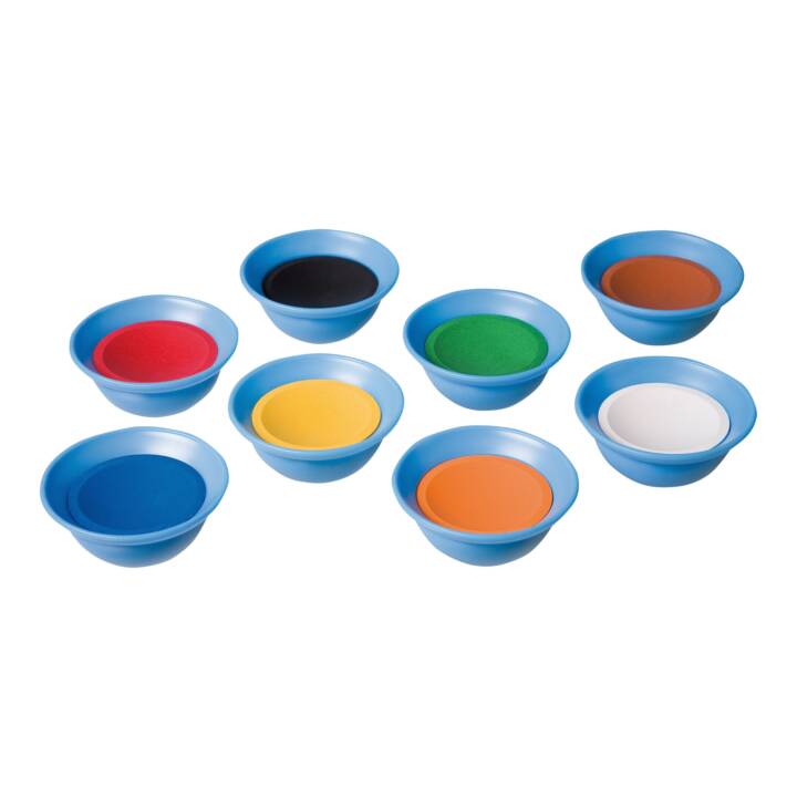 PELIKAN Couleur à l'eau Set (8 pièce, Jaune, Brun, Orange, Noir, Vert, Bleu, Rouge, Blanc, Multicolore)