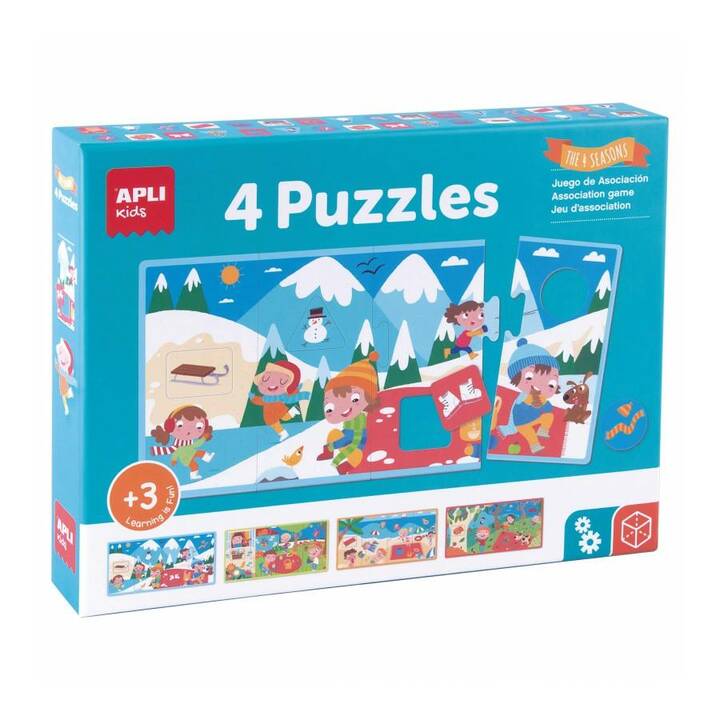 APLI KIDS Natur Puzzle (4 x 16 x)