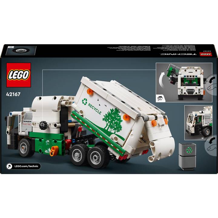 LEGO Technic Mack LR Electric Camion poubelle (42167)