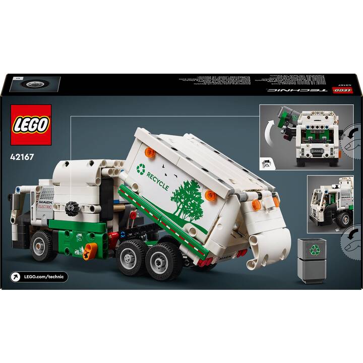 LEGO Technic Camion della spazzatura Mack LR Electric (42167)