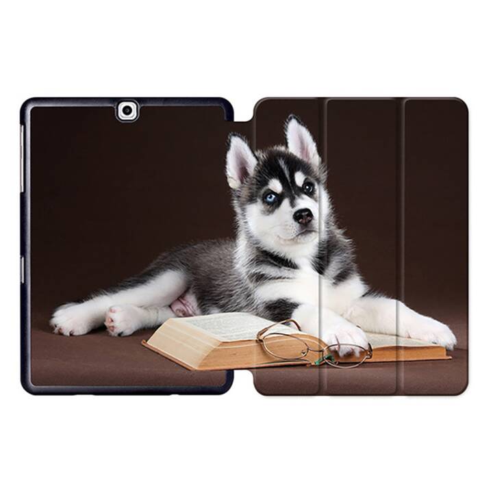 EG MTT Tablet Tasche mit Smart faltbare Abdeckung für Samsung Galaxy Tab S2 9.7 "- Hund