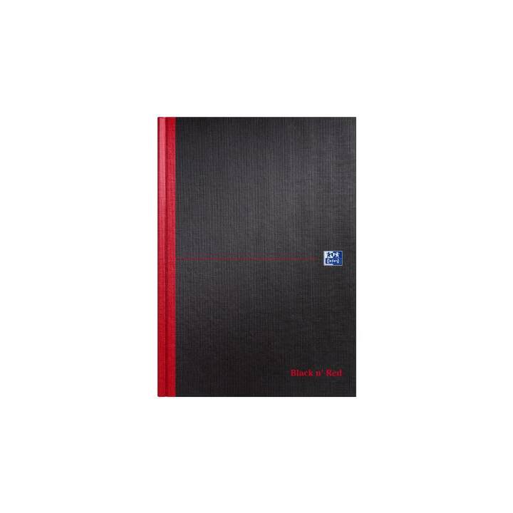 OXFORD Notizbuch Black n'Red (A4, Blanko)