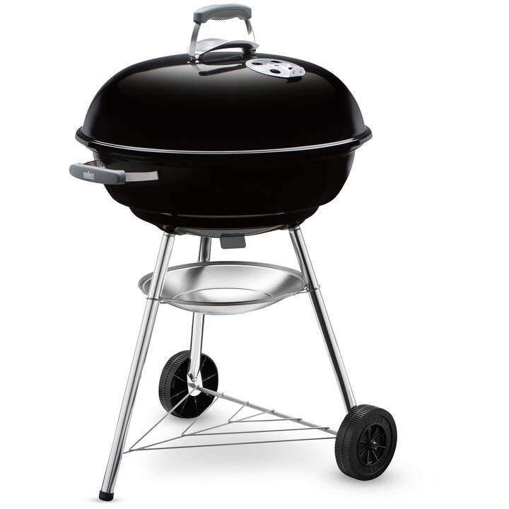 WEBER Compact Kettle Ø 57 cm Holzkohlegrill (Schwarz)