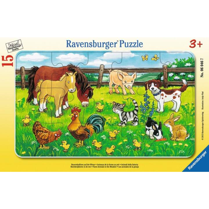 RAVENSBURGER Bauernhof Puzzle (15 x)