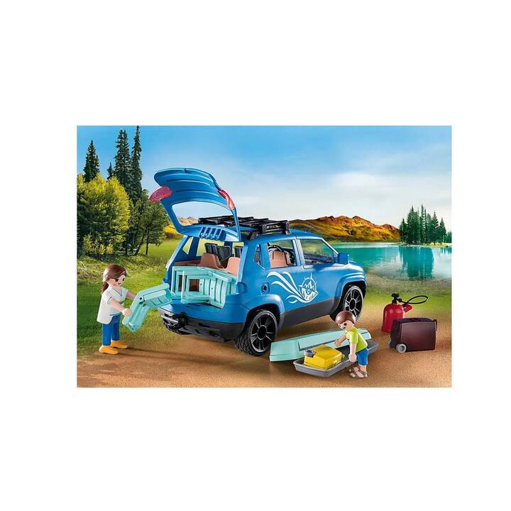 PLAYMOBIL Family Fun Caravan con auto (71423)