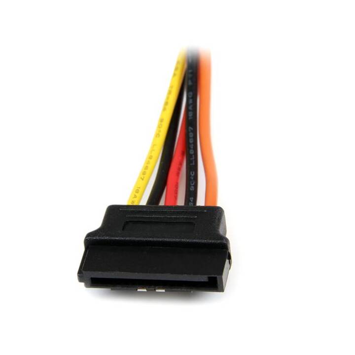 STARTECH.COM Câble secteur (15 cm, Jaune, Orange, Noir, Rouge)