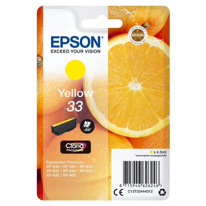 EPSON 33 (Jaune, 1 pièce)