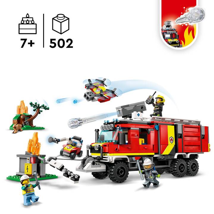 LEGO City Le Camion d’Intervention des Pompiers (60374)